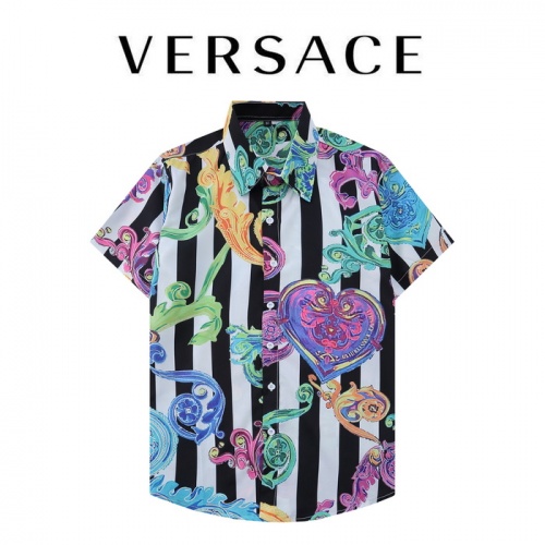 Replica Versace Shirts Short Sleeved For Men #948569, $34.00 USD, [ITEM#948569], Replica Versace Shirts outlet from China