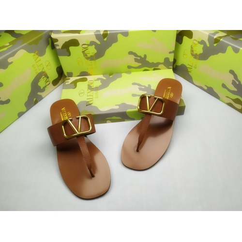 Replica Valentino Slippers For Women #949727 $41.00 USD for Wholesale