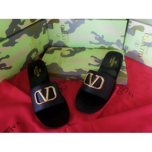 Replica Valentino Slippers For Women #949730 $41.00 USD for Wholesale