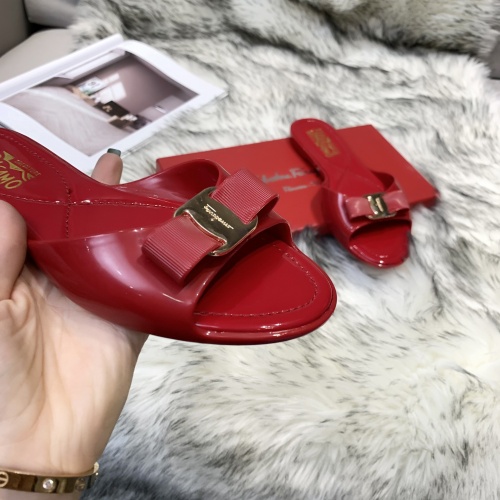 Replica Salvatore Ferragamo Slippers For Women #949745 $46.00 USD for Wholesale