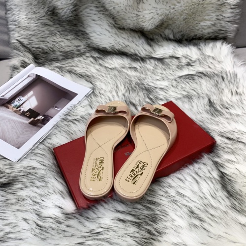 Replica Salvatore Ferragamo Slippers For Women #949749 $46.00 USD for Wholesale