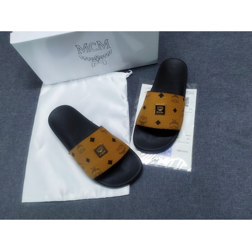 Replica MCM Slippers For Women #950696 $41.00 USD for Wholesale