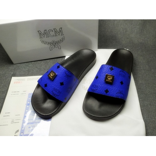 Replica MCM Slippers For Women #950698 $41.00 USD for Wholesale