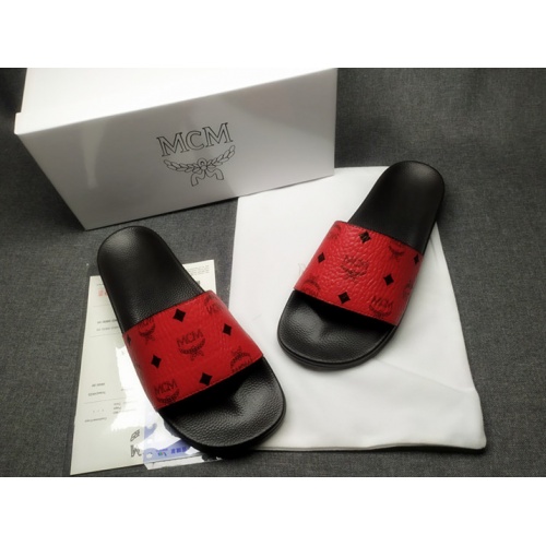 Replica MCM Slippers For Women #950702 $41.00 USD for Wholesale