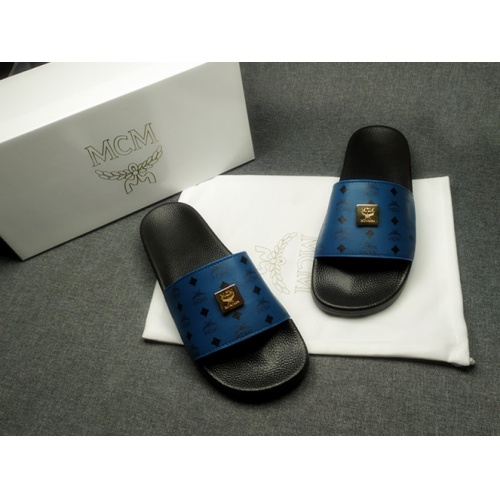 Replica MCM Slippers For Women #950706 $41.00 USD for Wholesale