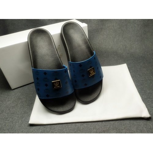 Replica MCM Slippers For Men #950707 $41.00 USD for Wholesale