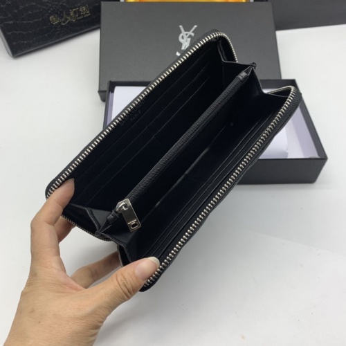 Replica Yves Saint Laurent AAA Quality Wallets For Women #951046 $42.00 USD for Wholesale