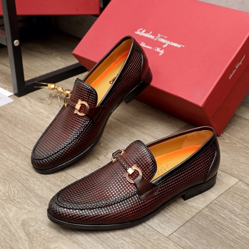 Replica Ferragamo Leather Shoes For Men #951143, $82.00 USD, [ITEM#951143], Replica Salvatore Ferragamo Leather Shoes outlet from China