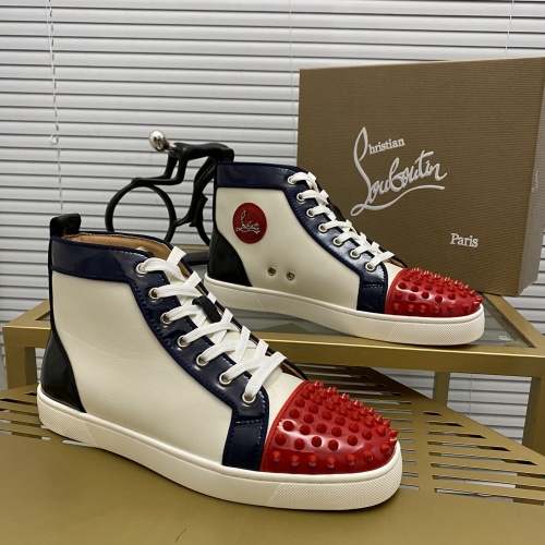 Replica Christian Louboutin High Tops Shoes For Women #955649, $92.00 USD, [ITEM#955649], Replica Christian Louboutin High Top Shoes outlet from China