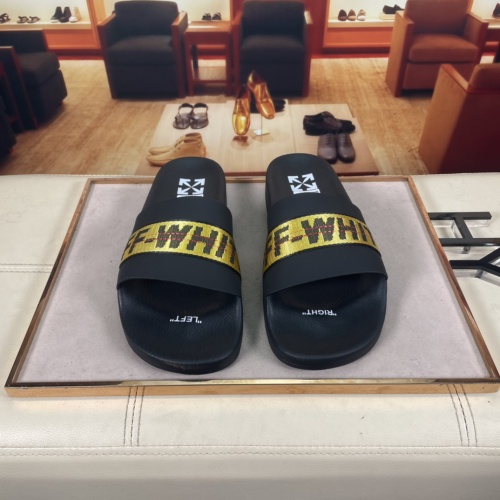Replica Off-White Slippers For Men #956182 $42.00 USD for Wholesale