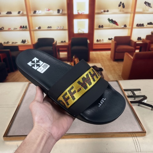 Replica Off-White Slippers For Men #956182 $42.00 USD for Wholesale