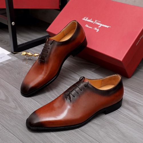Replica Ferragamo Leather Shoes For Men #956448, $80.00 USD, [ITEM#956448], Replica Salvatore Ferragamo Leather Shoes outlet from China