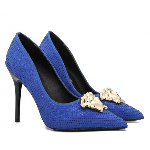 Replica Versace High-Heeled Shoes For Women #958840, $80.00 USD, [ITEM#958840], Replica Versace High-Heeled Shoes outlet from China