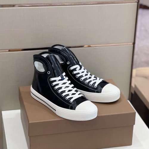 Replica Burberry High Tops Shoes For Men #960603 $76.00 USD for Wholesale