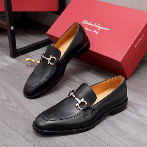 Replica Salvatore Ferragamo Leather Shoes For Men #961295, $82.00 USD, [ITEM#961295], Replica Salvatore Ferragamo Leather Shoes outlet from China