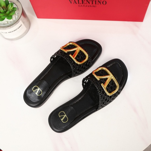 Replica Valentino Slippers For Women #962046 $60.00 USD for Wholesale
