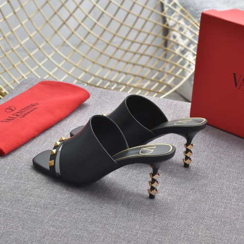 Replica Valentino Slippers For Women #962122 $80.00 USD for Wholesale