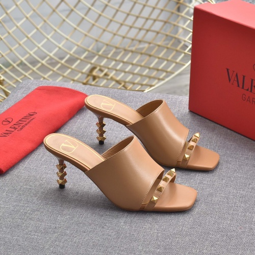 Replica Valentino Slippers For Women #962123 $80.00 USD for Wholesale