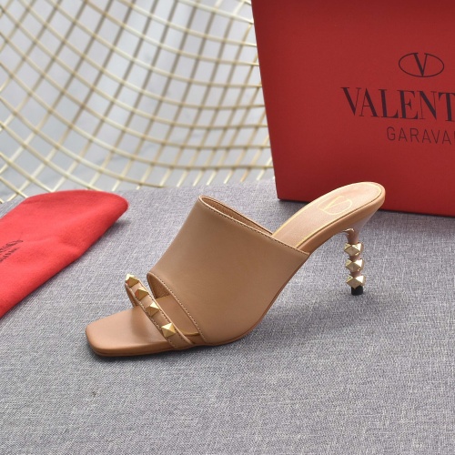 Replica Valentino Slippers For Women #962123 $80.00 USD for Wholesale