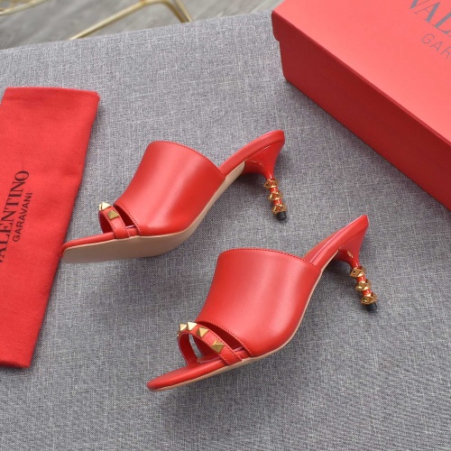 Replica Valentino Slippers For Women #962124 $80.00 USD for Wholesale
