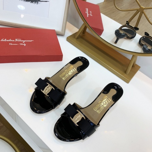 Replica Salvatore Ferragamo Slippers For Women #964062 $82.00 USD for Wholesale