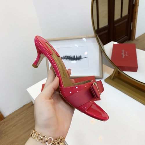 Replica Salvatore Ferragamo Slippers For Women #964064 $82.00 USD for Wholesale