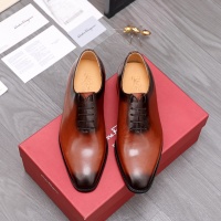 $80.00 USD Ferragamo Leather Shoes For Men #956448