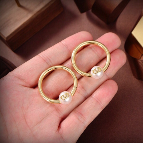 Replica Valentino Earrings For Women #965088 $29.00 USD for Wholesale