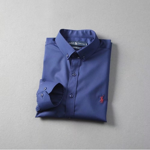 Replica Ralph Lauren Polo Shirts Long Sleeved For Men #966280 $42.00 USD for Wholesale