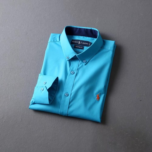 Replica Ralph Lauren Polo Shirts Long Sleeved For Men #966281 $42.00 USD for Wholesale