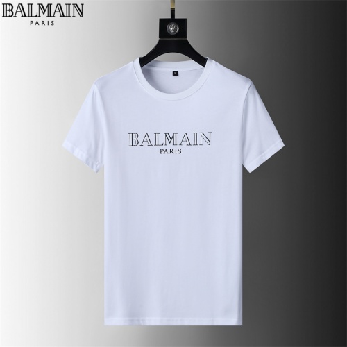 Replica Balmain T-Shirts Short Sleeved For Men #966523, $32.00 USD, [ITEM#966523], Replica Balmain T-Shirts outlet from China