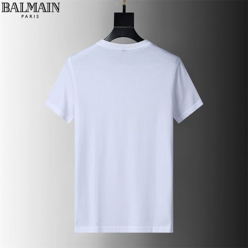Replica Balmain T-Shirts Short Sleeved For Men #966523 $32.00 USD for Wholesale
