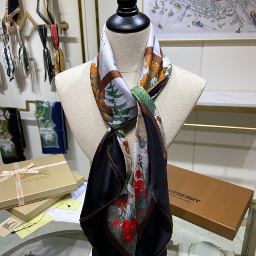 Replica Burberry Silk Scarf For Women #968184 $52.00 USD for Wholesale