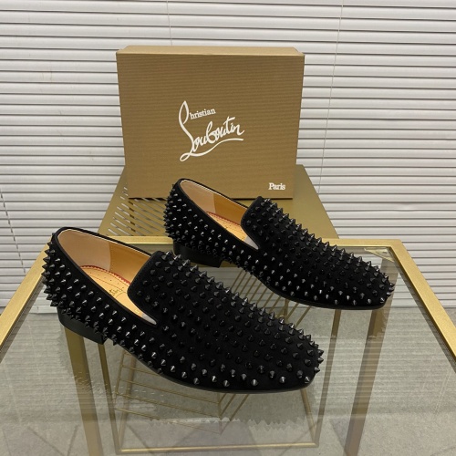 Replica Christian Louboutin Leather Shoes For Men #968479, $85.00 USD, [ITEM#968479], Replica Christian Louboutin Leather Shoes outlet from China