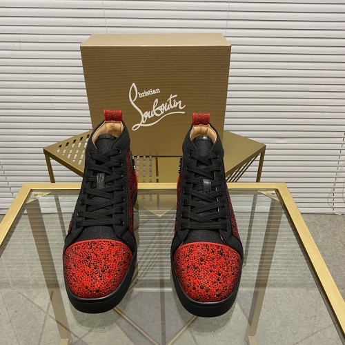 Replica Christian Louboutin High Tops Shoes For Men #968484 $96.00 USD for Wholesale