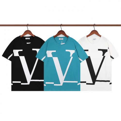 Replica Valentino T-Shirts Short Sleeved For Unisex #969230 $27.00 USD for Wholesale