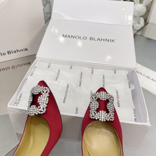 Replica Manolo Blahnik High-Heeled Shoes For Women #969761 $85.00 USD for Wholesale