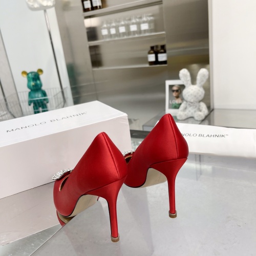 Replica Manolo Blahnik High-Heeled Shoes For Women #969762 $85.00 USD for Wholesale