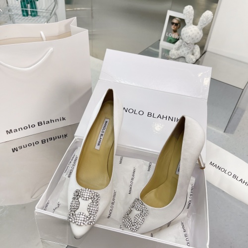 Replica Manolo Blahnik High-Heeled Shoes For Women #969764 $85.00 USD for Wholesale