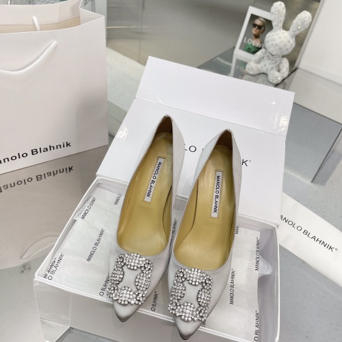 Replica Manolo Blahnik High-Heeled Shoes For Women #969765 $85.00 USD for Wholesale