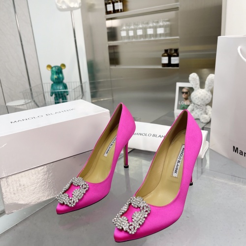 Replica Manolo Blahnik High-Heeled Shoes For Women #969768, $85.00 USD, [ITEM#969768], Replica Manolo Blahnik High-Heeled Shoes outlet from China