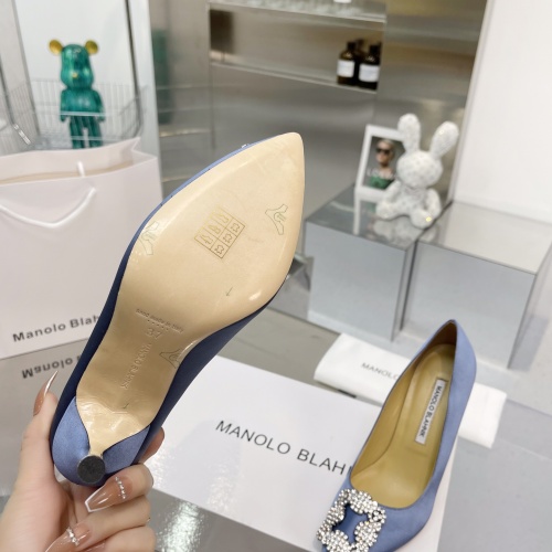 Replica Manolo Blahnik High-Heeled Shoes For Women #969774 $92.00 USD for Wholesale
