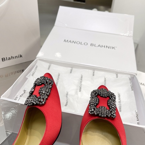 Replica Manolo Blahnik High-Heeled Shoes For Women #969776 $92.00 USD for Wholesale