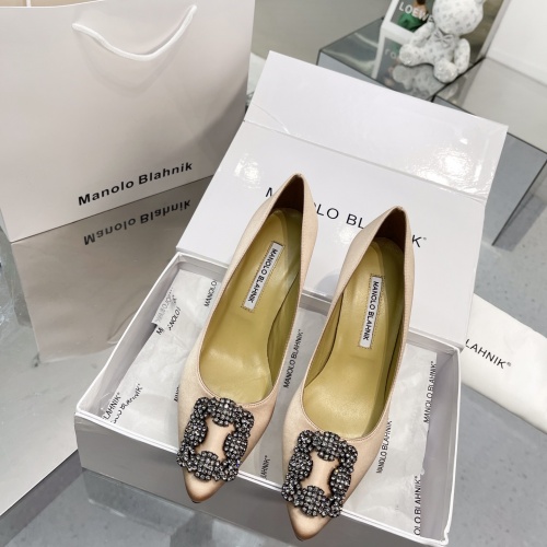 Replica Manolo Blahnik High-Heeled Shoes For Women #969779 $92.00 USD for Wholesale