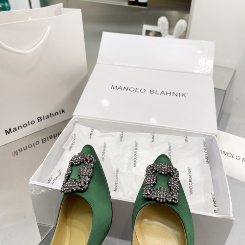 Replica Manolo Blahnik High-Heeled Shoes For Women #969783 $92.00 USD for Wholesale