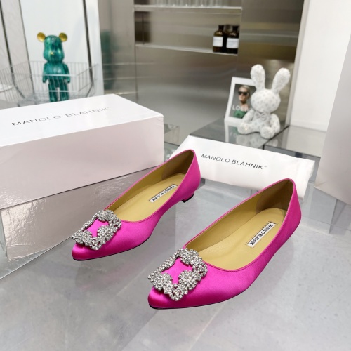 Replica Manolo Blahnik Flat Shoes For Women #969789, $85.00 USD, [ITEM#969789], Replica Manolo Blahnik Flat Shoes outlet from China