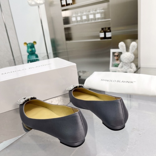 Replica Manolo Blahnik Flat Shoes For Women #969791 $85.00 USD for Wholesale