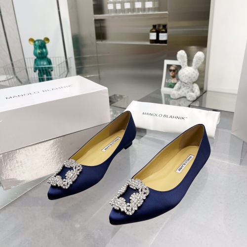 Replica Manolo Blahnik Flat Shoes For Women #969795, $85.00 USD, [ITEM#969795], Replica Manolo Blahnik Flat Shoes outlet from China