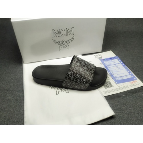 Replica MCM Slippers For Women #970599 $39.00 USD for Wholesale
