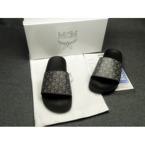 Replica MCM Slippers For Women #970599 $39.00 USD for Wholesale